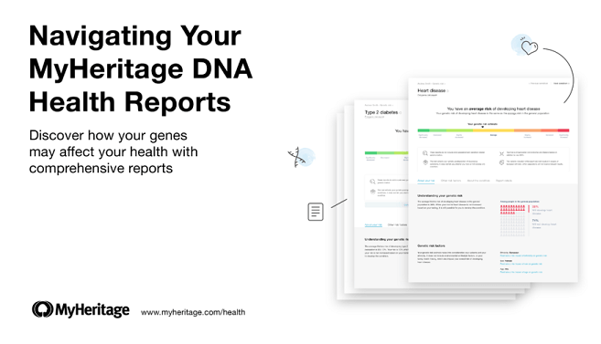 Introduktion af dine MyHeritage DNA sundhedsrapporter