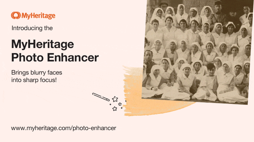 Forbedre dine familiefotos ved hjælp af MyHeritage Photo Enhancer
