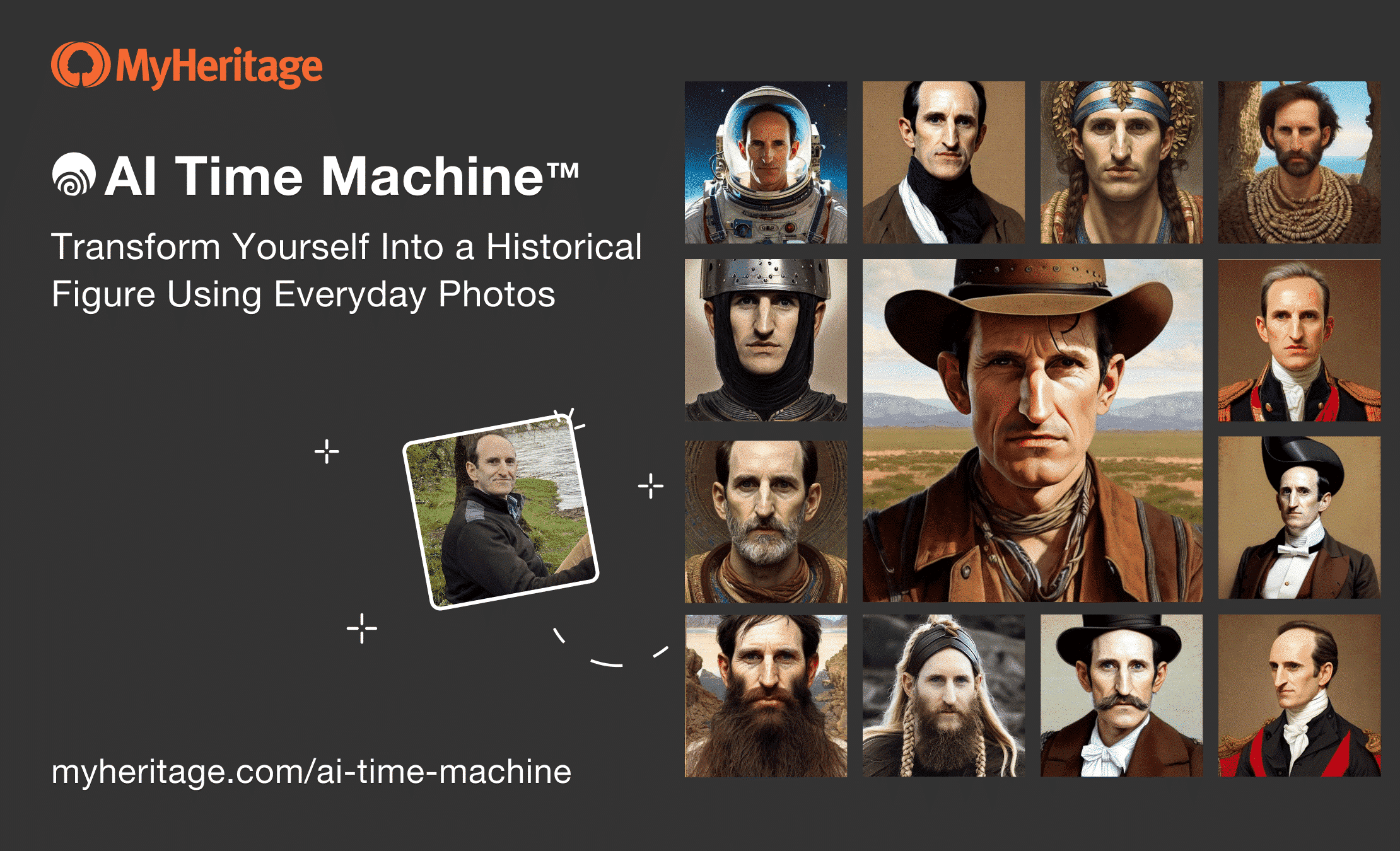 Opnå fantastiske resultater med MyHeritage&#8217;s AI Time Machine™